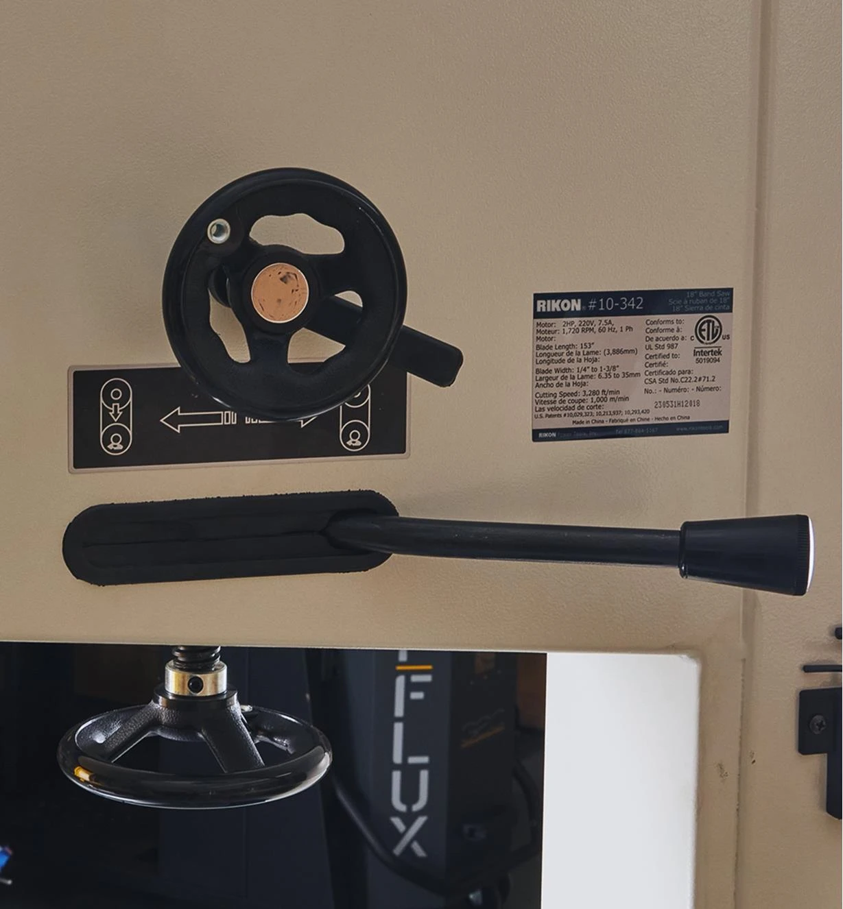 Rikon 18" Deluxe Bandsaw (Model 10-342) 9 Rikon 18" Deluxe Bandsaw (Model 10-342) - Image 9