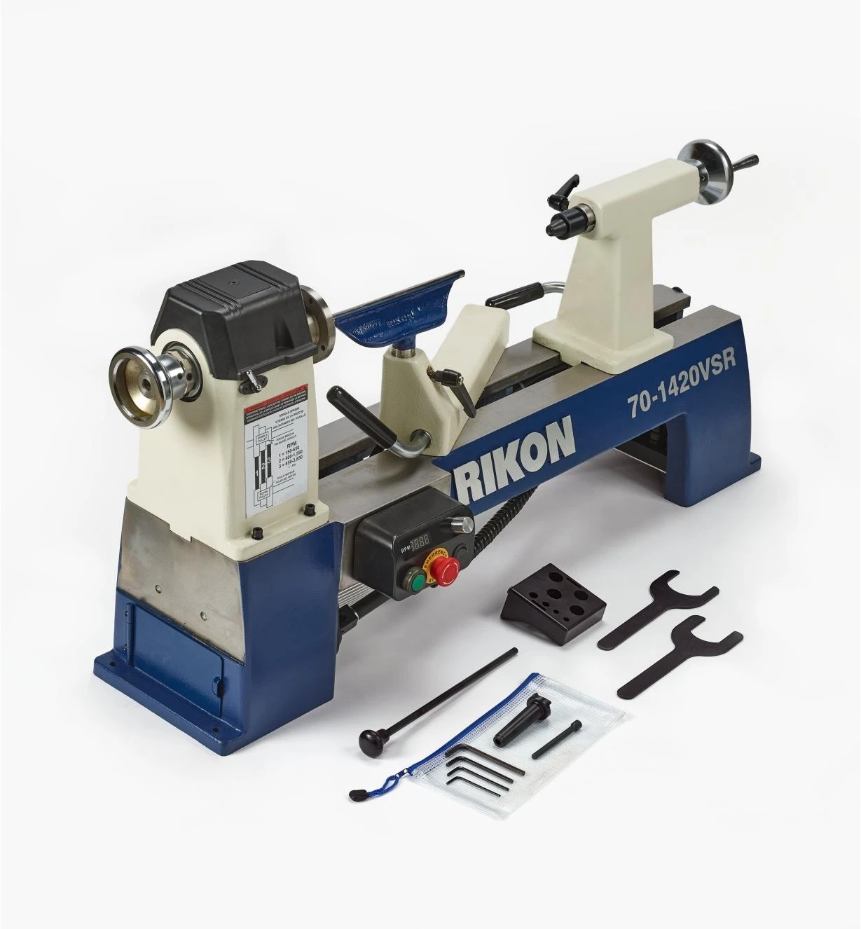 Rikon 14" × 20" Midi Lathe (70-1420VSR) 1 Rikon 14" × 20" Midi Lathe (70-1420VSR)