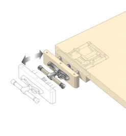 Veritas Quick-Release Front Vise 22 Veritas Quick-Release Front Vise -Lee Valley 05G3401 veritas quick release front vise i 02 r