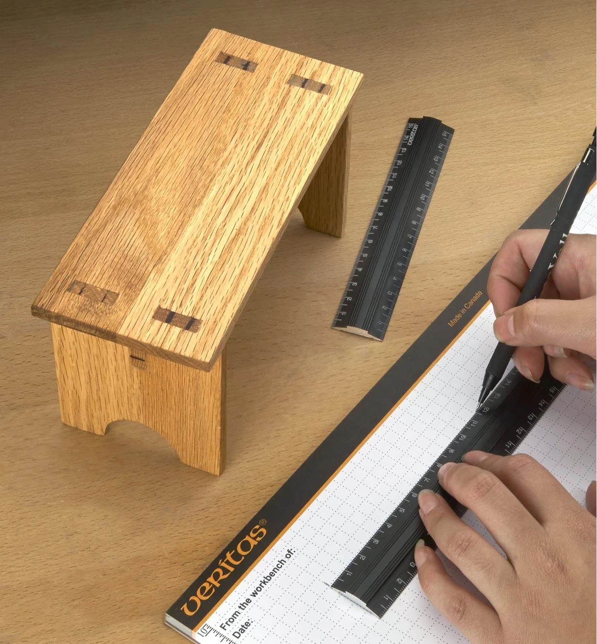 Veritas 150mm Aluminum Bench Rule 5 Veritas 150mm Aluminum Bench Rule - Image 5