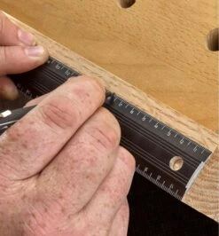 Veritas 450mm Aluminum Bench Rule 9 Veritas 450mm Aluminum Bench Rule -Lee Valley 05N0523 u 5076