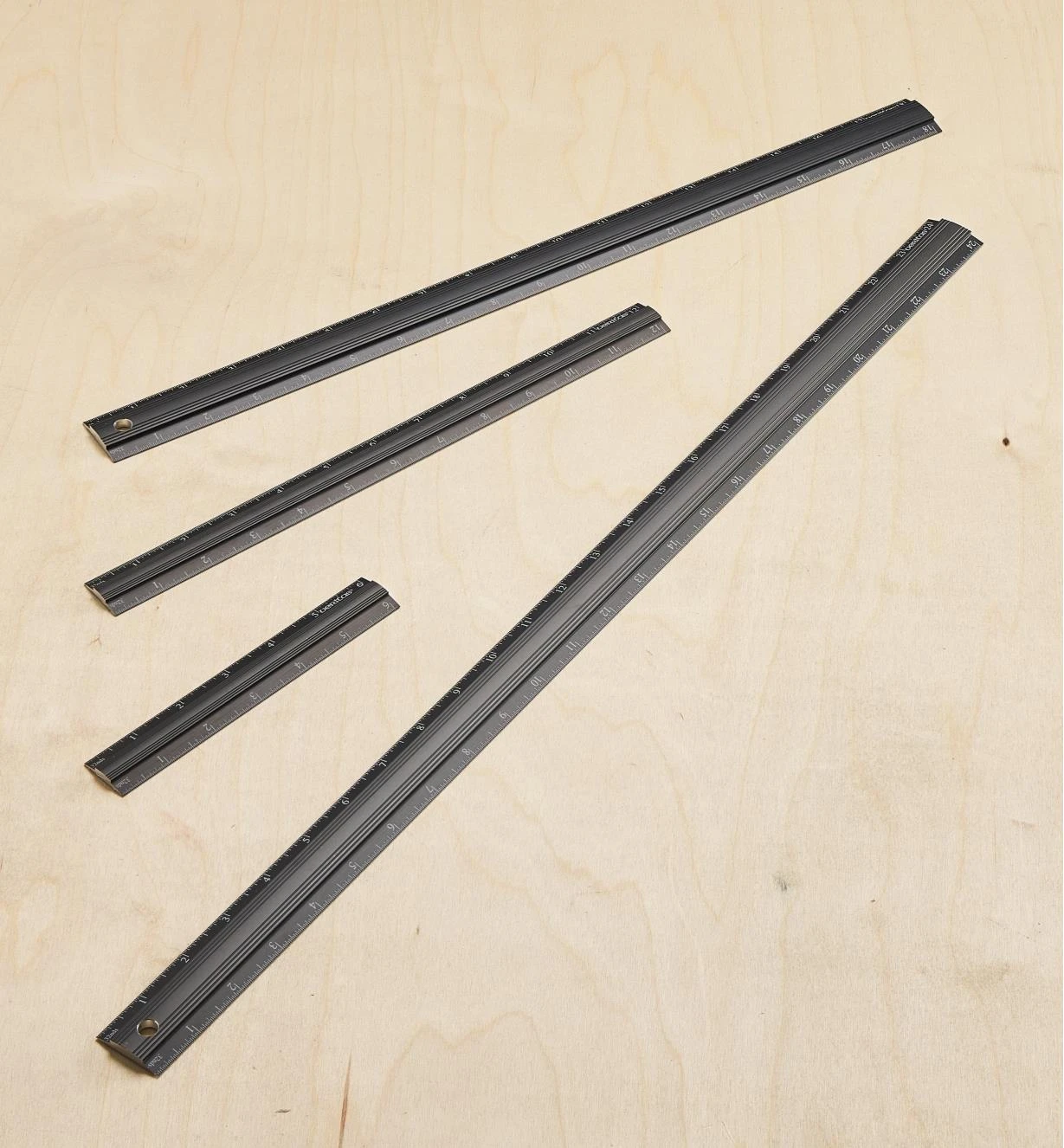 Set Of 4 Veritas Imperial Aluminum Bench Rules 2 Set Of 4 Veritas Imperial Aluminum Bench Rules - Image 2