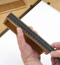 Set Of 4 Veritas Imperial/Metric Aluminum Bench Rules 18 Set Of 4 Veritas Imperial/Metric Aluminum Bench Rules -Lee Valley 05N0531 u 5039