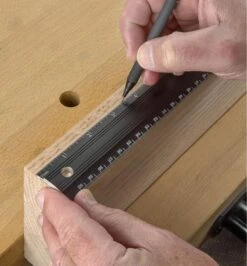 Set Of 4 Veritas Imperial/Metric Aluminum Bench Rules 15 Set Of 4 Veritas Imperial/Metric Aluminum Bench Rules -Lee Valley 05N0531 u 5084