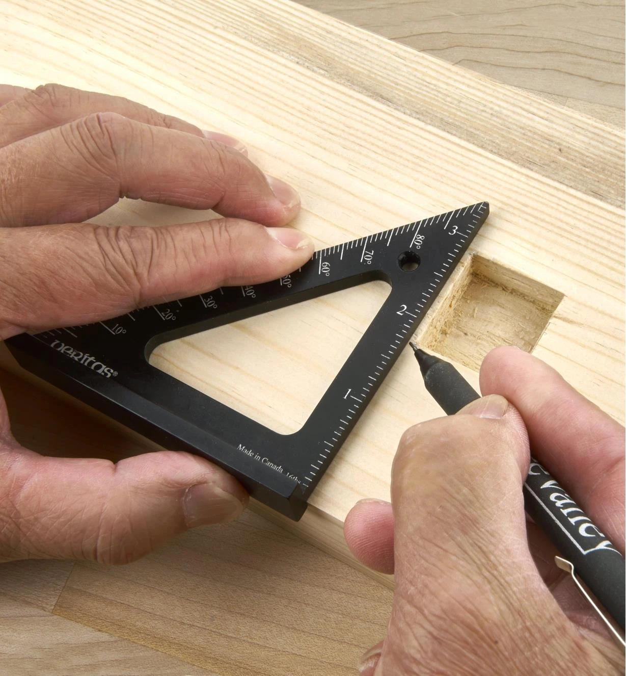 Veritas 3 1/2" Pocket Layout Square 3 Veritas 3 1/2" Pocket Layout Square - Image 3