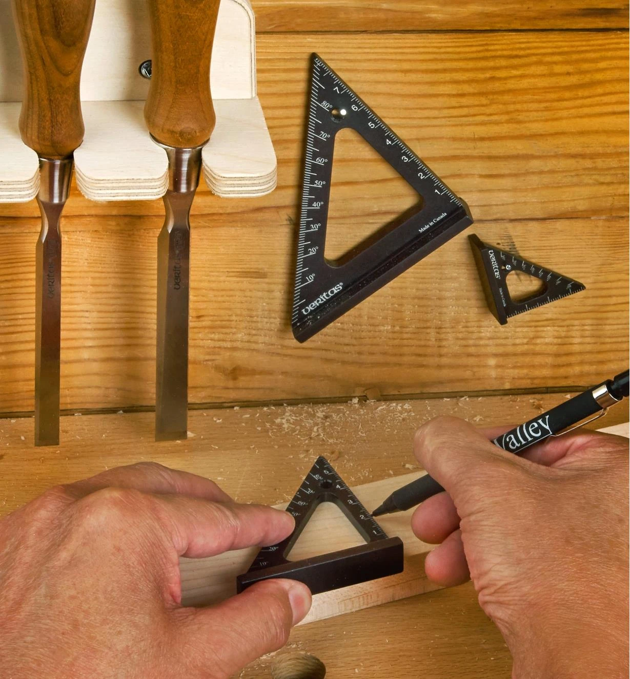 Set Of 3 Veritas Metric Pocket Layout Squares 3 Set Of 3 Veritas Metric Pocket Layout Squares - Image 3