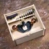 Veritas Large Router Plane, Box & Metric Blades Set