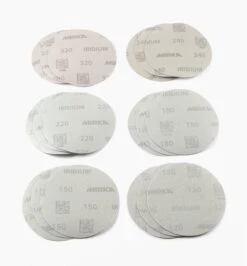 18-Pc. Sample Pack Of Mirka 5" No-Hole Iridium Grip Discs