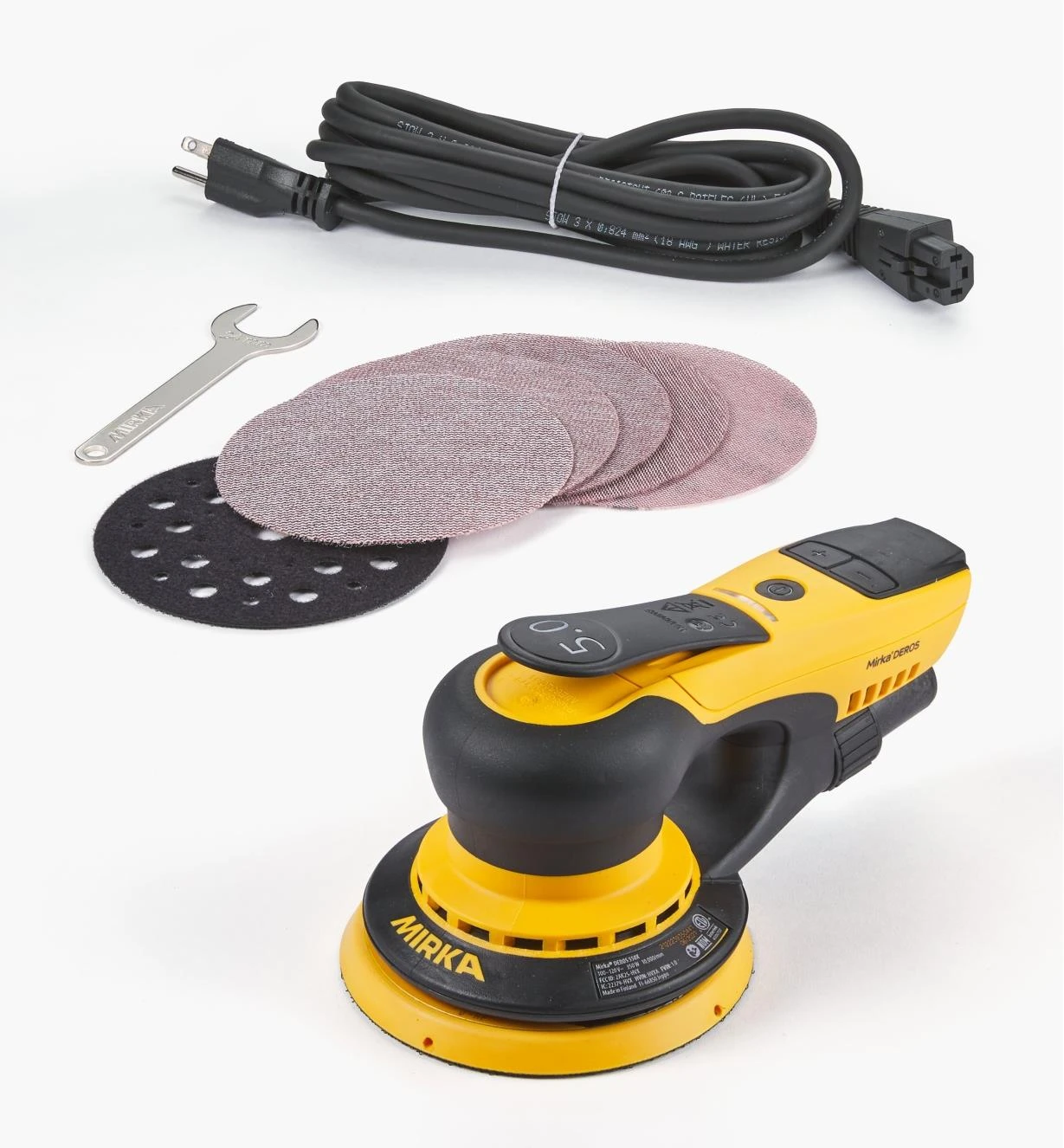 Mirka DEROS 5" Electric Sander, 5mm Orbit 1 Mirka DEROS 5" Electric Sander, 5mm Orbit