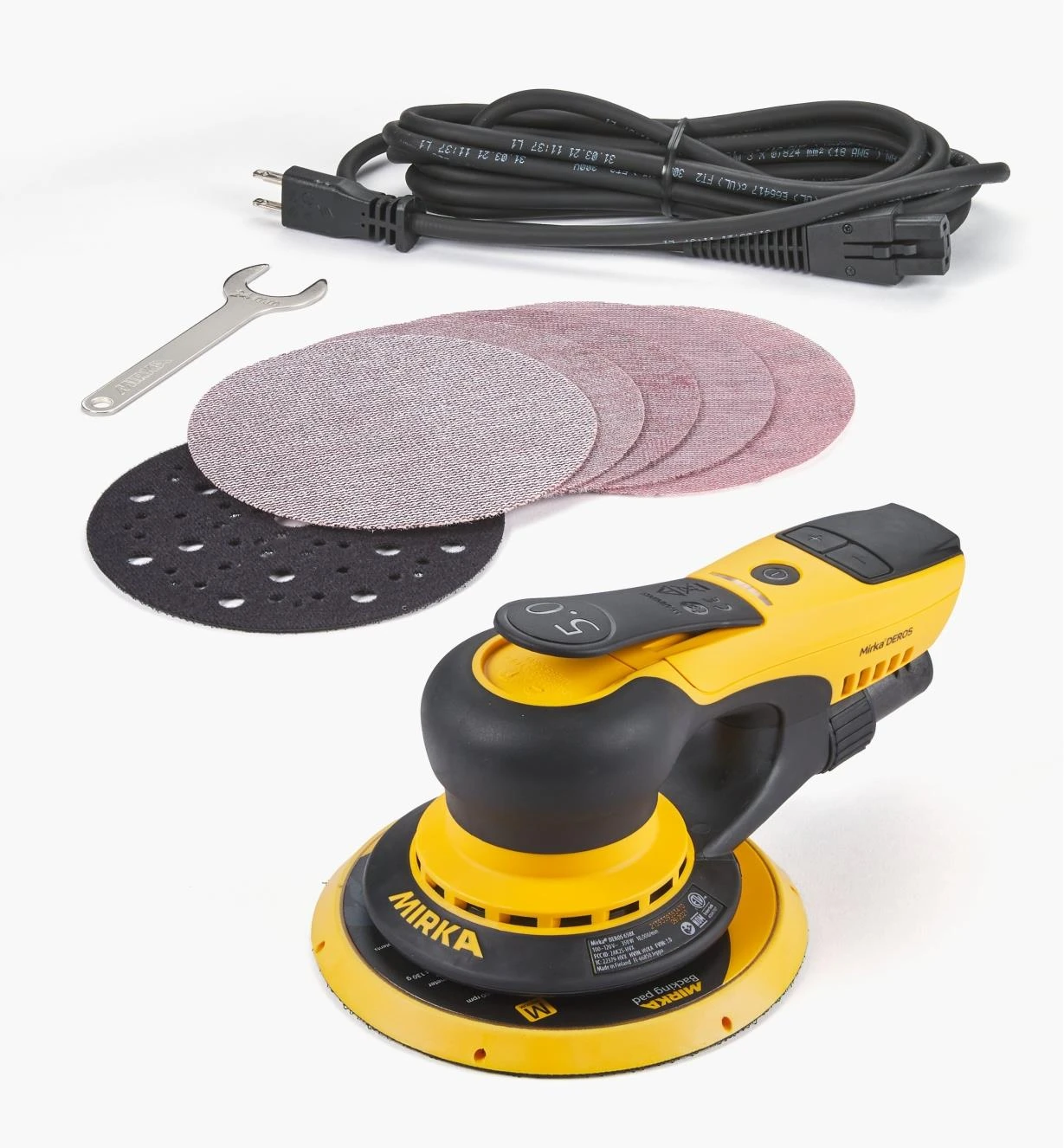 Mirka DEROS 6" Random-Orbit Electric Sander, 5mm Orbit 1 Mirka DEROS 6" Random-Orbit Electric Sander, 5mm Orbit