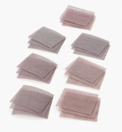 21-Pc. Sample Pack Of Mirka Abranet Ace 3" × 4" Grip Sheets
