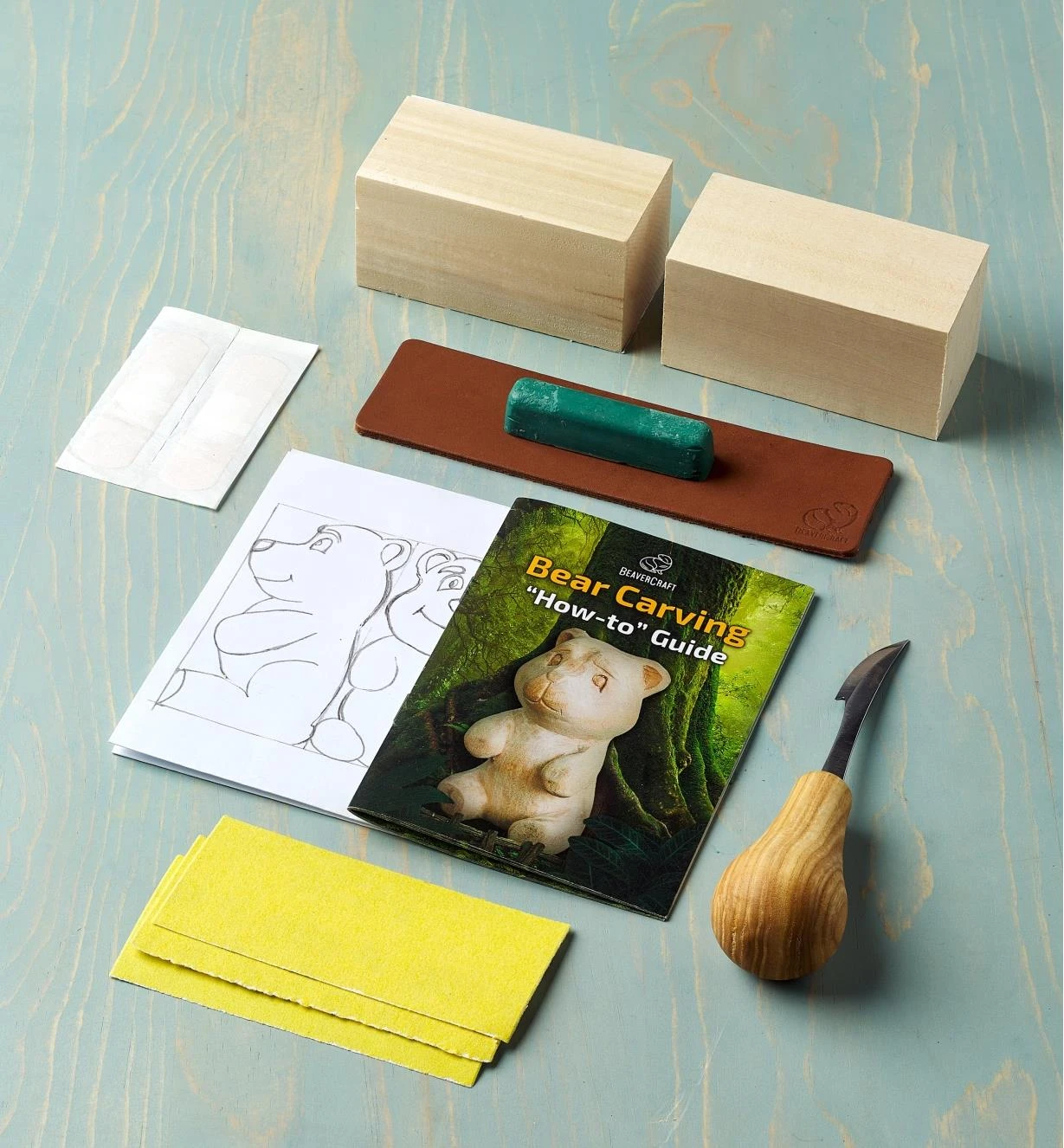 BeaverCraft Bear Carving Kit 5 BeaverCraft Bear Carving Kit - Image 5