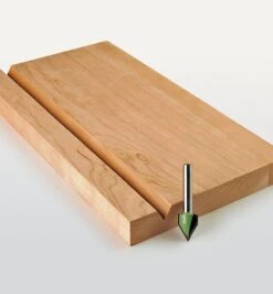 Groove Bit – 60° Angle -Lee Valley 16J1401 1 2 inch x 5 8 inch x 1 4 inch groove bit 60 angle i 01 r