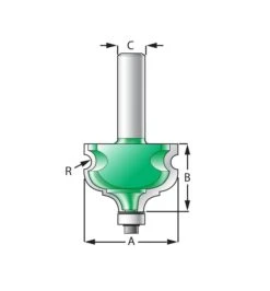French Provincial Classic #2 Bit -Lee Valley 16J5552 1 3 4 inch x 1 1 8 inch x 1 2 inch french provincial classic 2 bit i 02 r