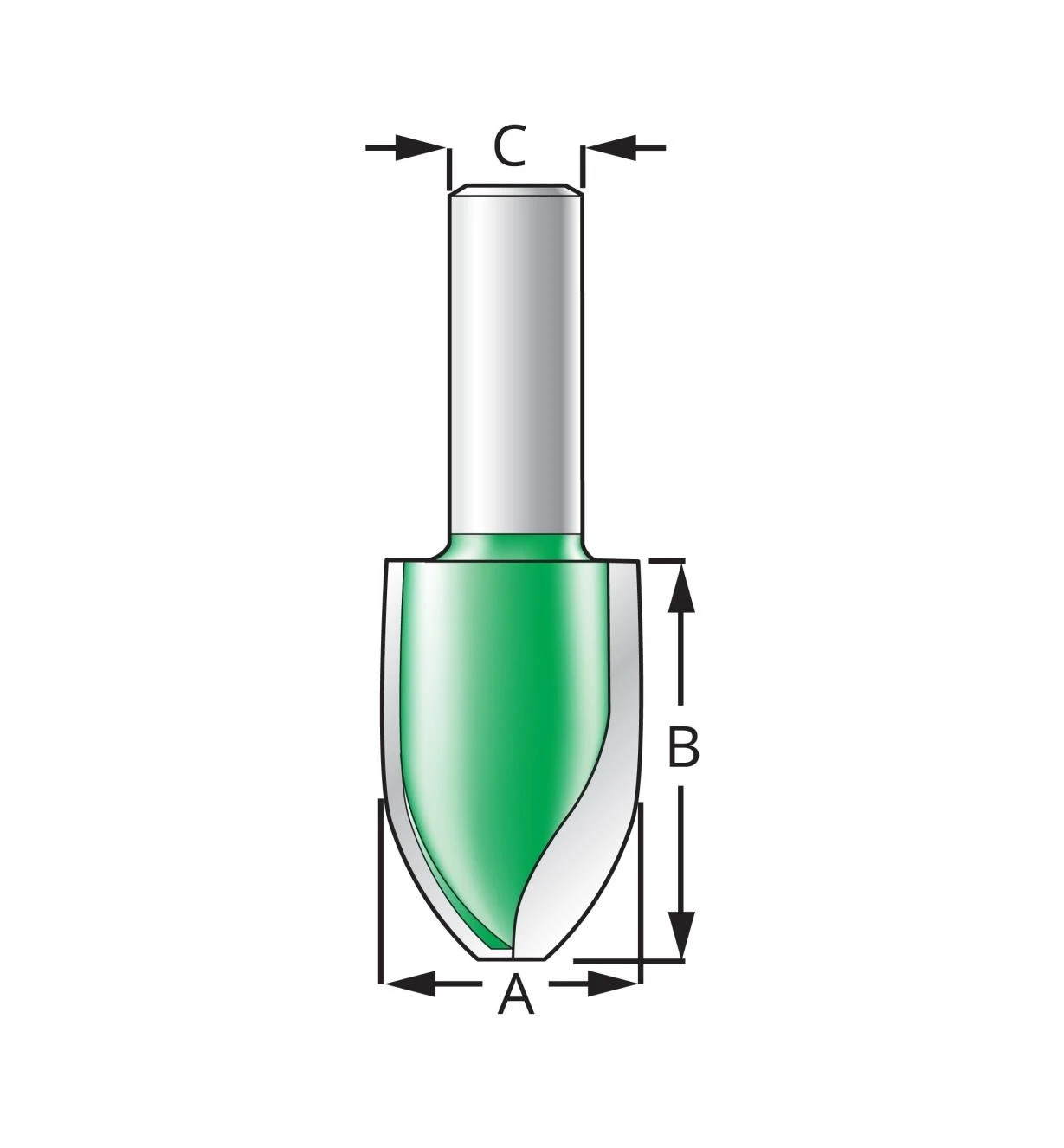 Vertical Cove Panel Raising Bit 3 Vertical Cove Panel Raising Bit - Image 3