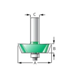 Panel Raising Bit For Shaker-Style Doors 5 Panel Raising Bit For Shaker-Style Doors -Lee Valley 16J6651 1 15 16 inch x 1 2 inch x 1 2 inch panel raising bitfor shaker style doors i 03 r