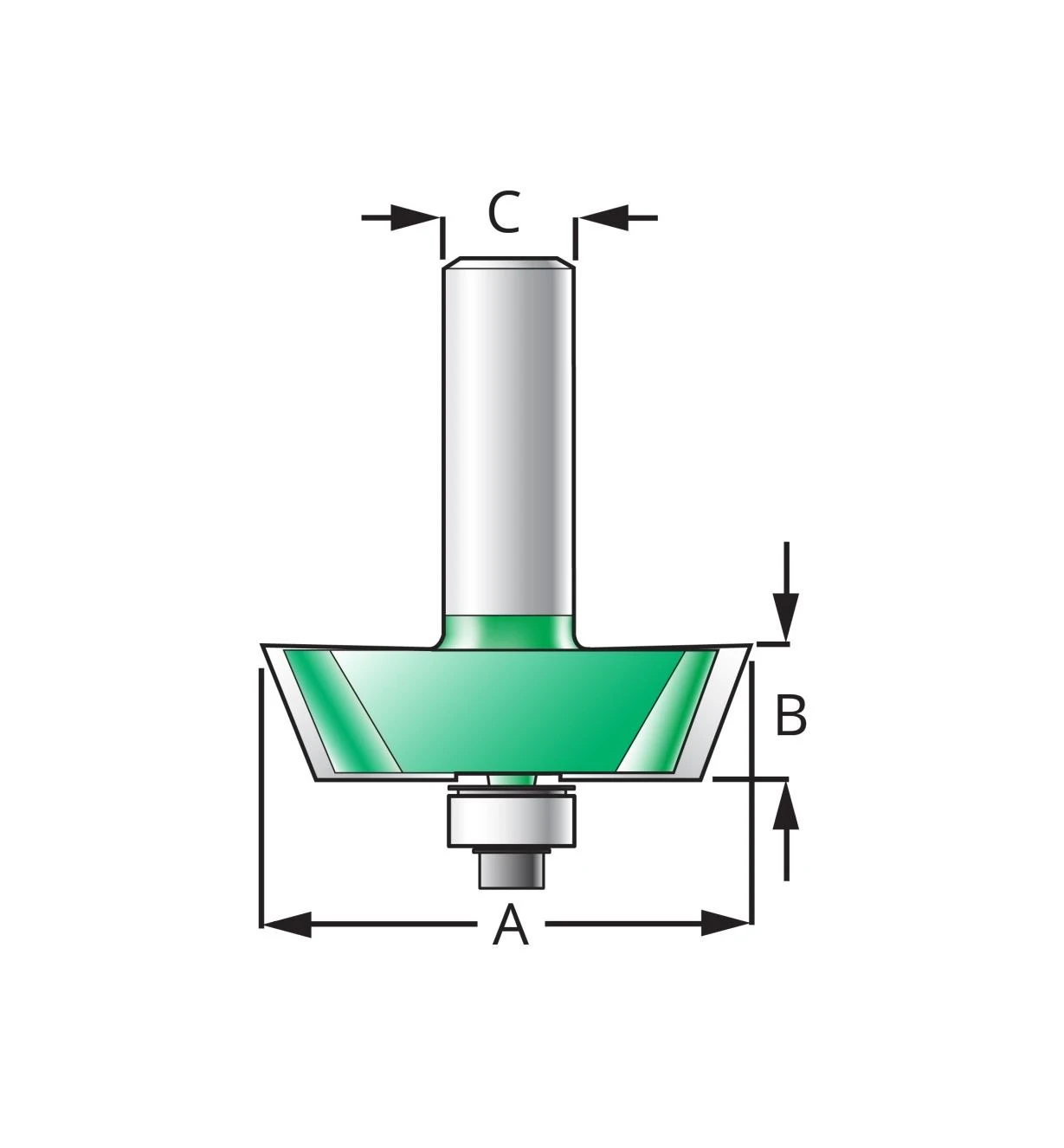 Panel Raising Bit For Shaker-Style Doors 2 Panel Raising Bit For Shaker-Style Doors - Image 2