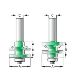 Bead Rail & Stile Set 7 Bead Rail & Stile Set -Lee Valley 16J6852 1 3 8 inch x 1 inch x 1 2 inch bead rail stile set i 01 r