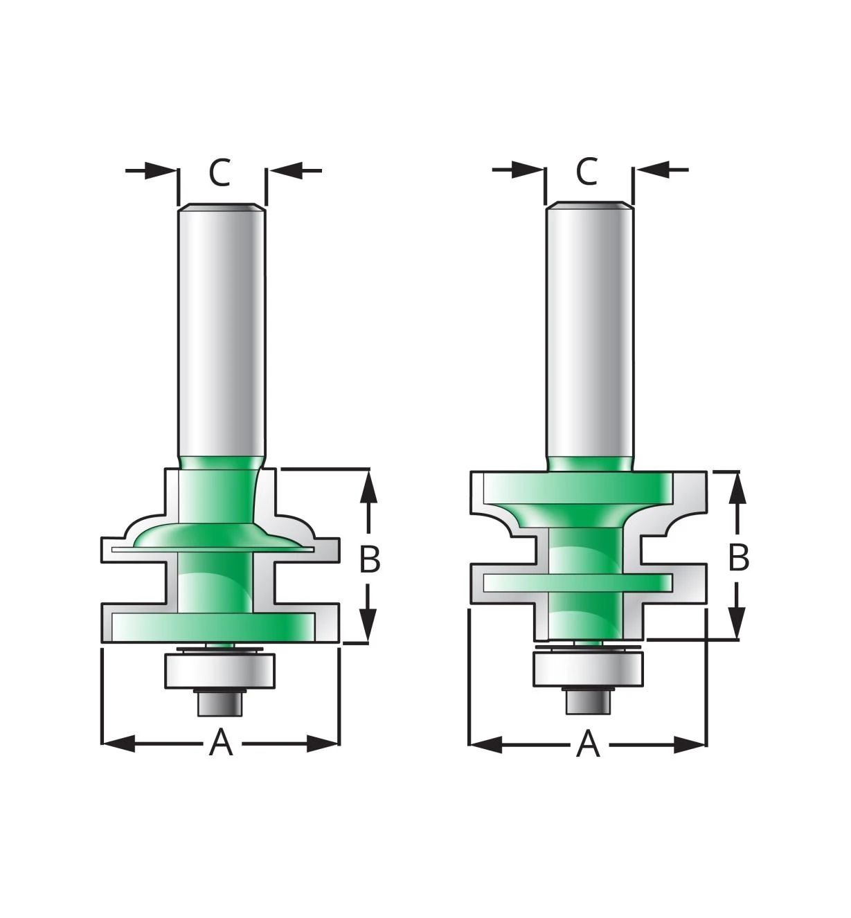 Bead Rail & Stile Set 3 Bead Rail & Stile Set - Image 3