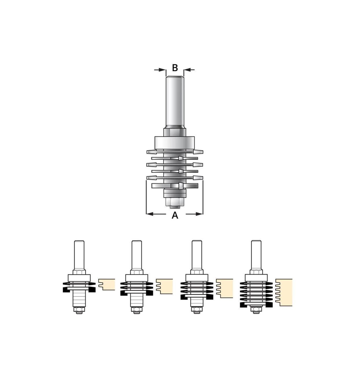 Finger-Joint Router Bit 1 Finger-Joint Router Bit