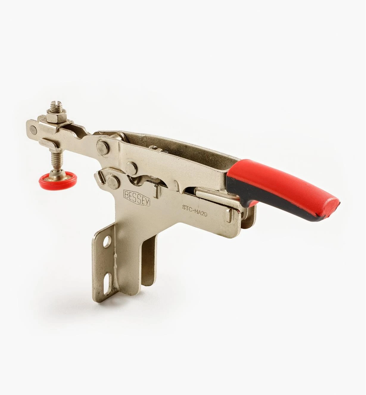 Small Bessey Perpendicular-Mount Horizontal Auto-Adjust Toggle Clamp 1 Small Bessey Perpendicular-Mount Horizontal Auto-Adjust Toggle Clamp