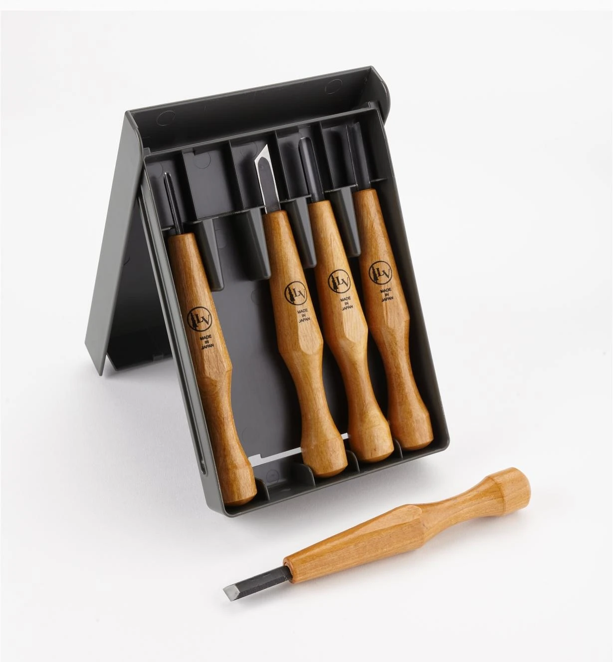 Set Of 5 Japanese Detail Carving Tools 2 Set Of 5 Japanese Detail Carving Tools - Image 2