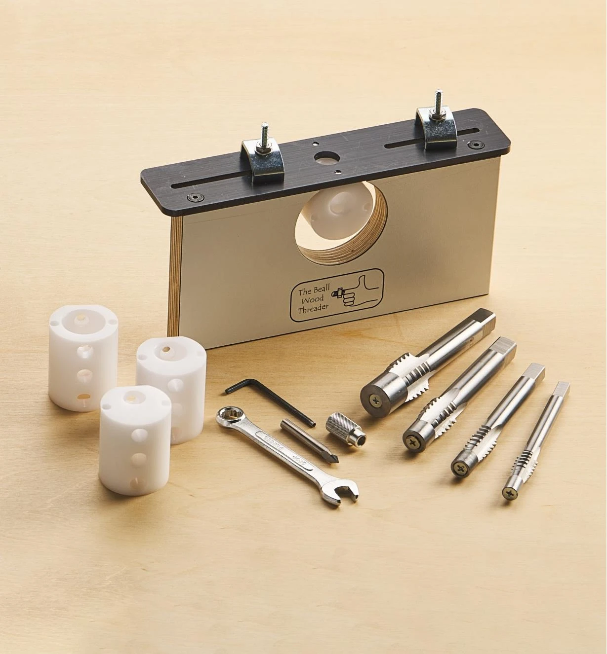 Beall Wood Threader Set Of 4 (1/2", 5/8", 3/4", 1") 2 Beall Wood Threader Set Of 4 (1/2", 5/8", 3/4", 1") - Image 2