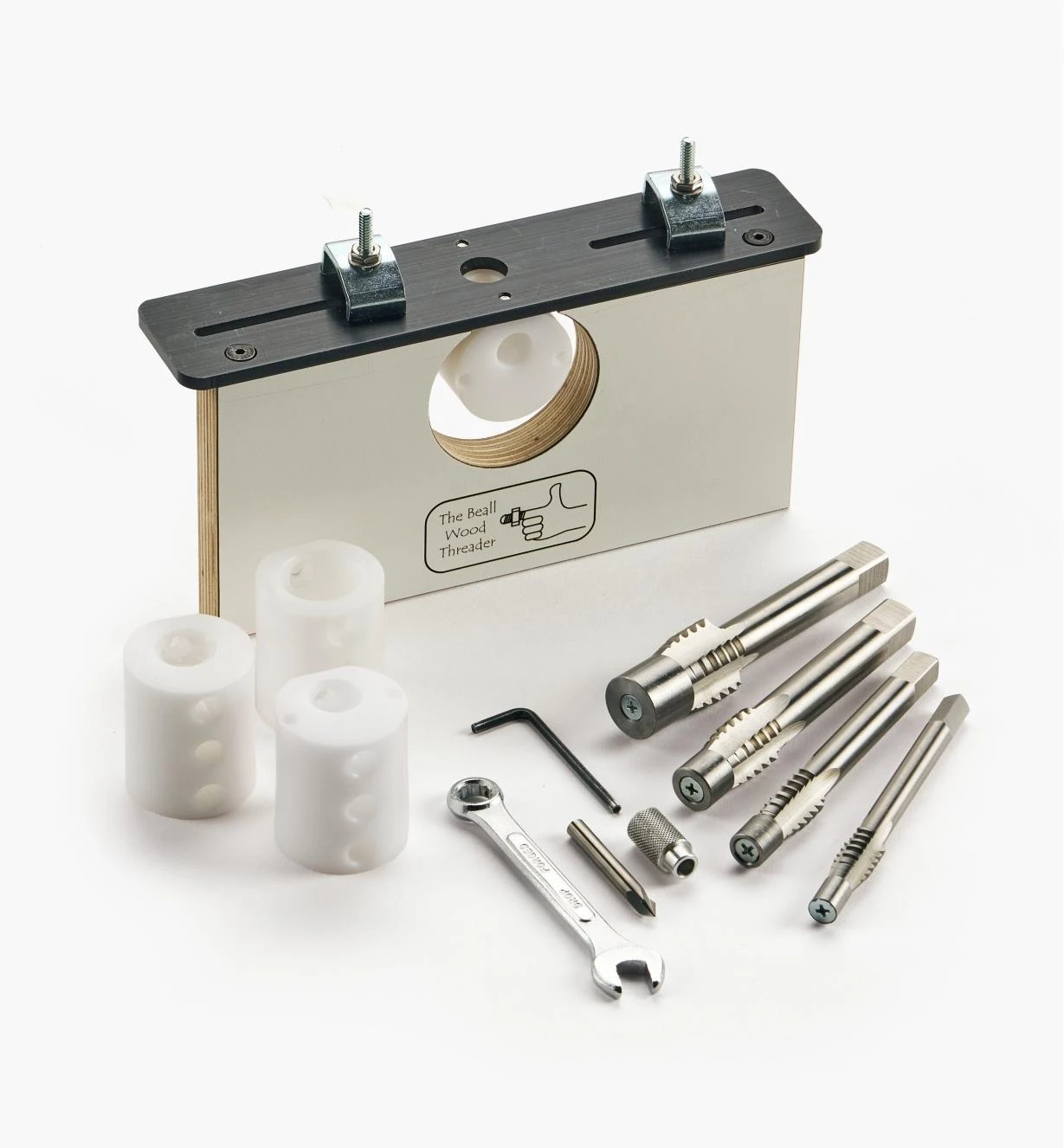 Beall Wood Threader Set Of 4 (1/2", 5/8", 3/4", 1") 1 Beall Wood Threader Set Of 4 (1/2", 5/8", 3/4", 1")