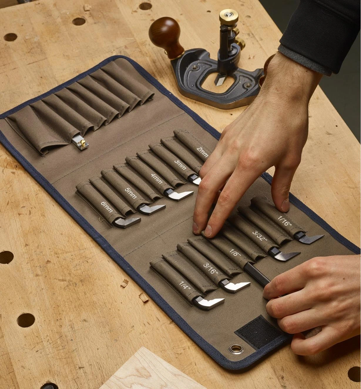 Blade Roll For Veritas Router And Hinge Mortise Planes 2 Blade Roll For Veritas Router And Hinge Mortise Planes - Image 2