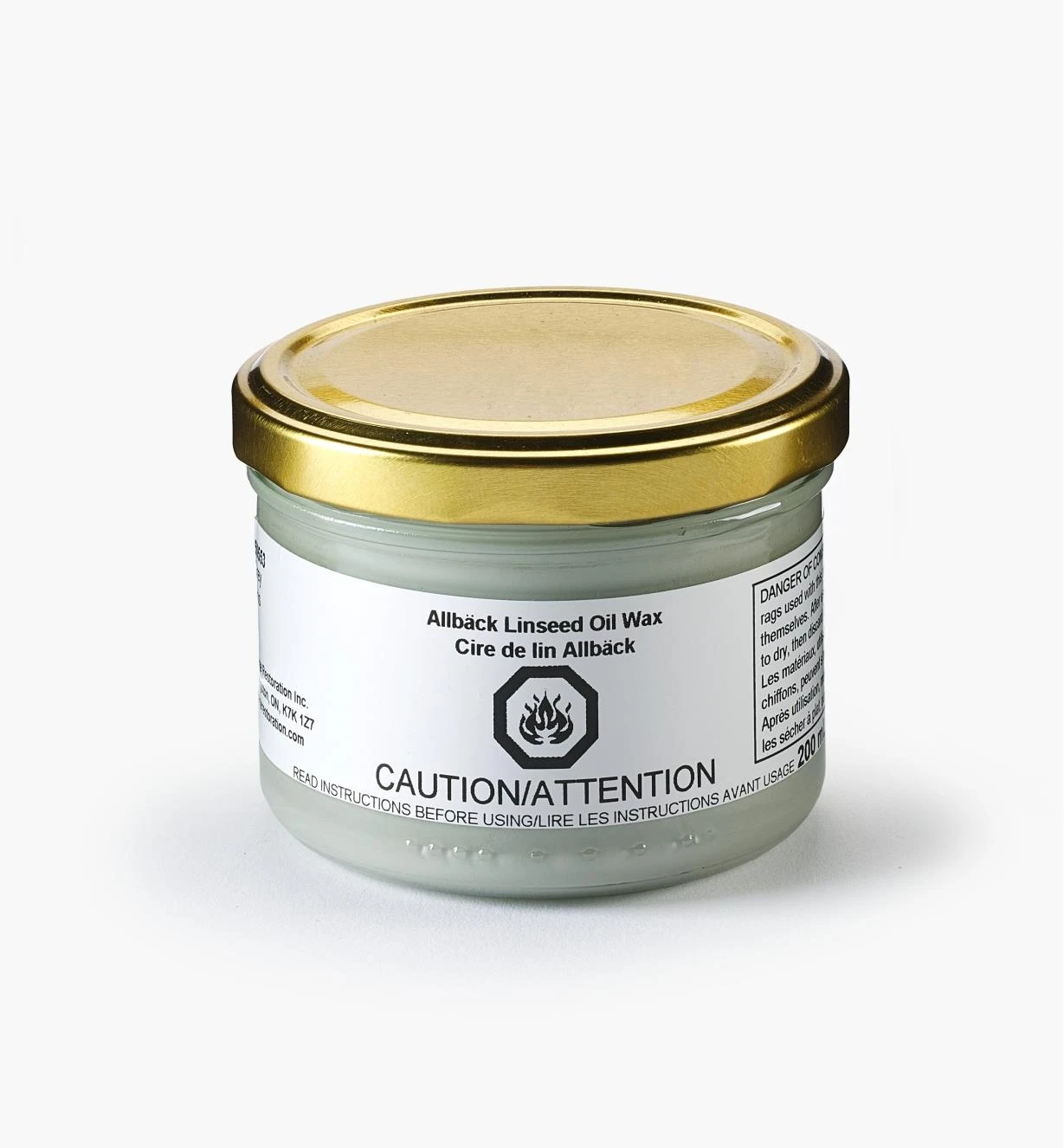 Allbäck Gray Linseed Oil Wax 1 Allbäck Gray Linseed Oil Wax