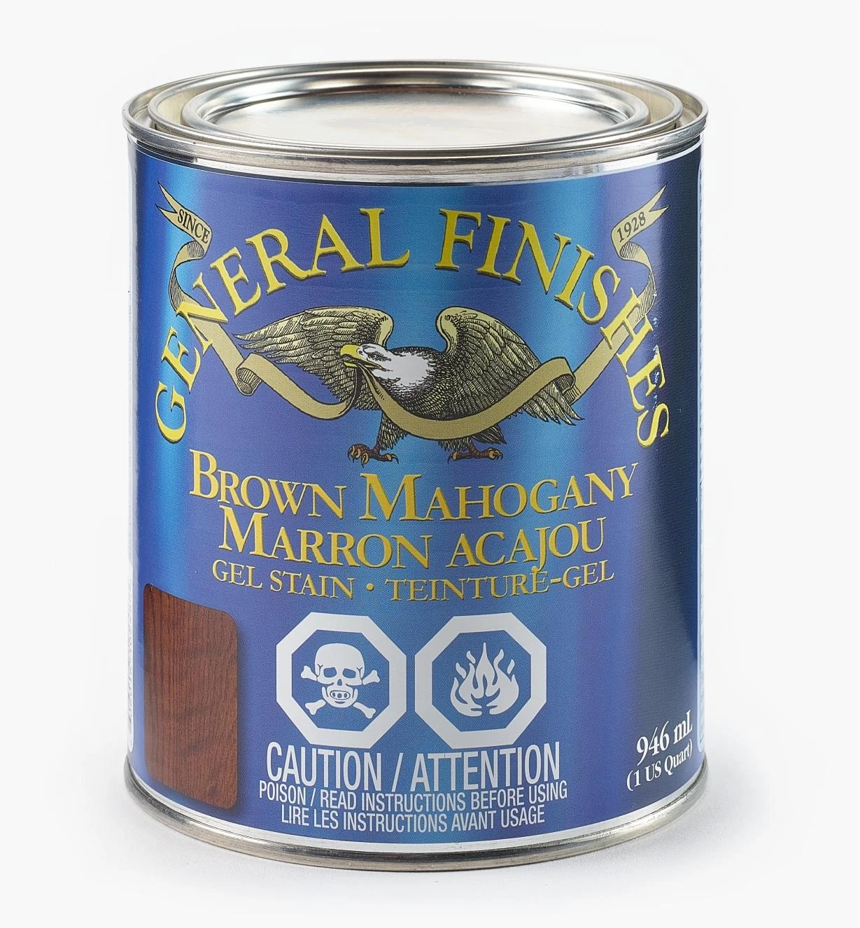 Brown Mahogany General Gel Stain 1 Brown Mahogany General Gel Stain