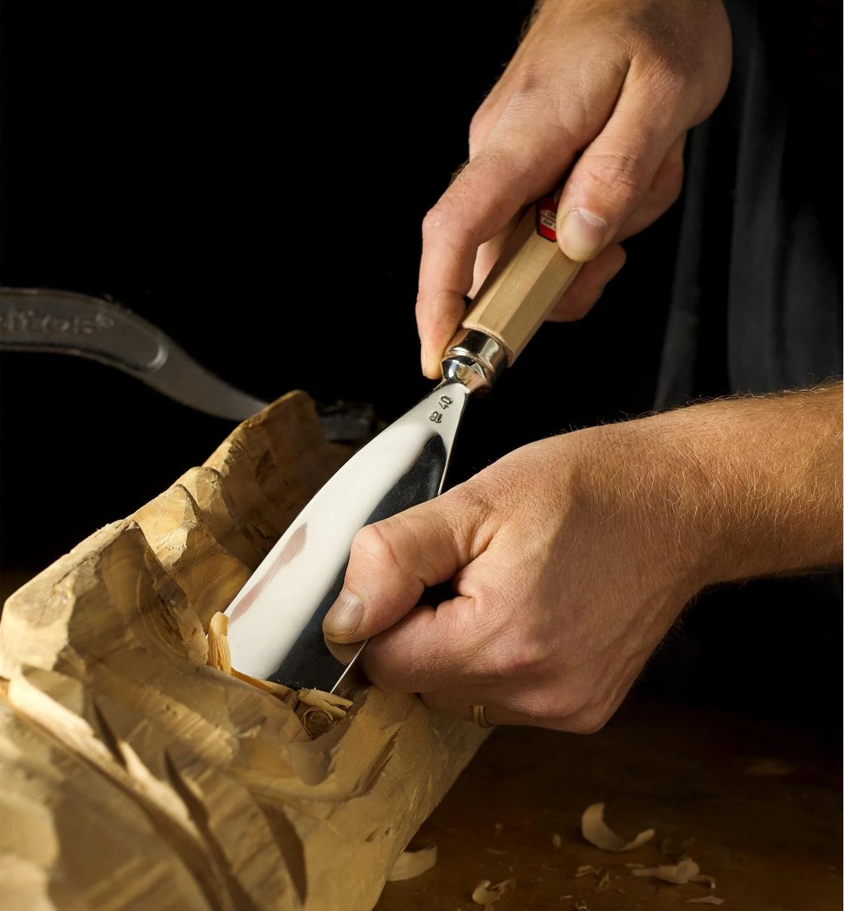 Hirsch Large #7 Bent Gouge 3 Hirsch Large #7 Bent Gouge - Image 3