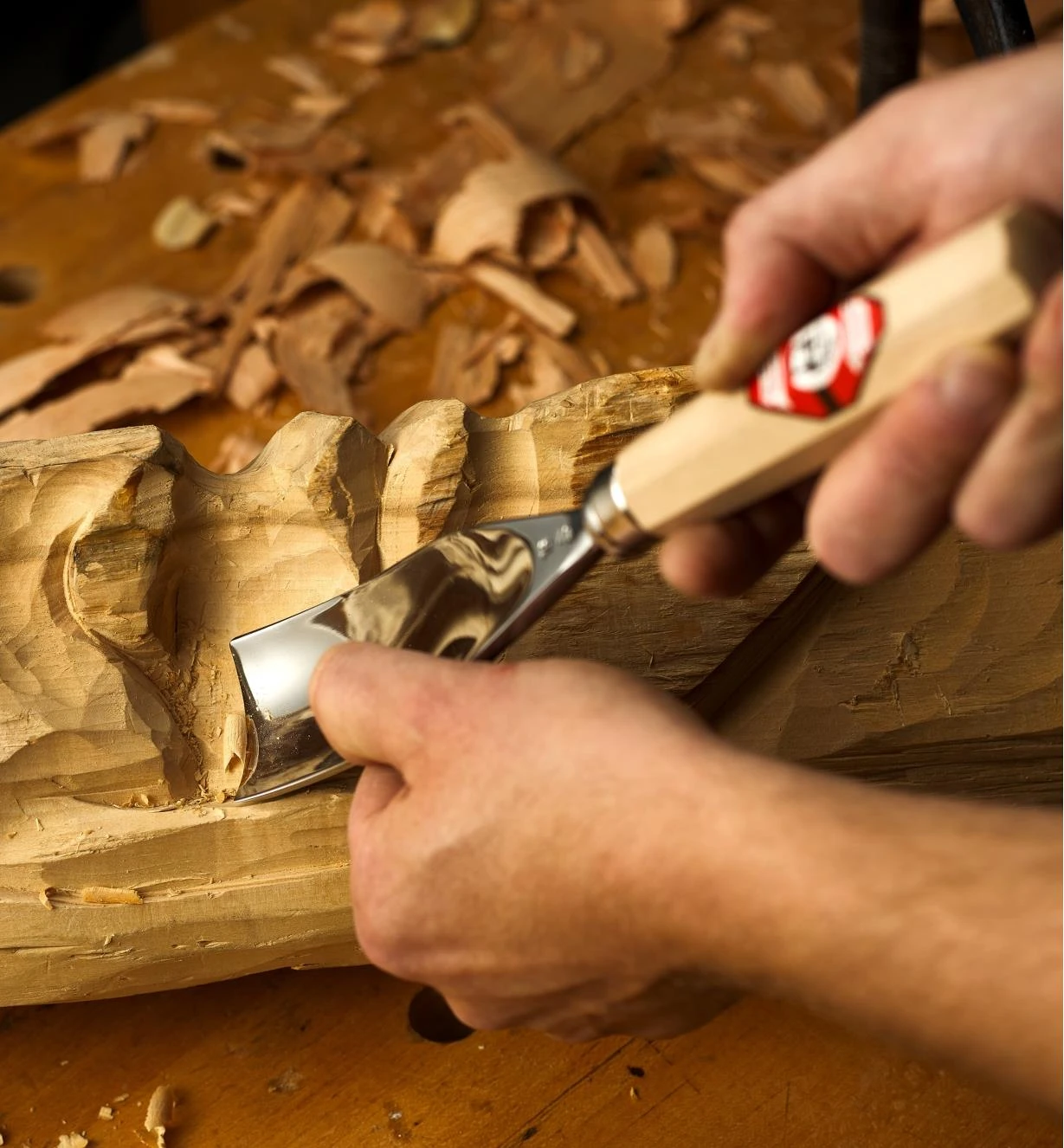 Hirsch Large #7 Bent Gouge 2 Hirsch Large #7 Bent Gouge - Image 2