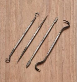 Set Of 4 Detail Rifflers