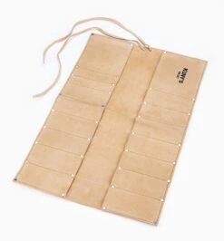 Leather Tool Roll -Lee Valley 68K4031 17 pocket roll f 97