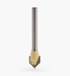 1/8" Shank Carbide-Tipped V-Groove Router Bit