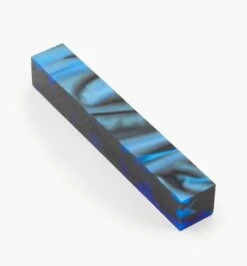 Blue & Black Acrylic Acetate Pen Blank