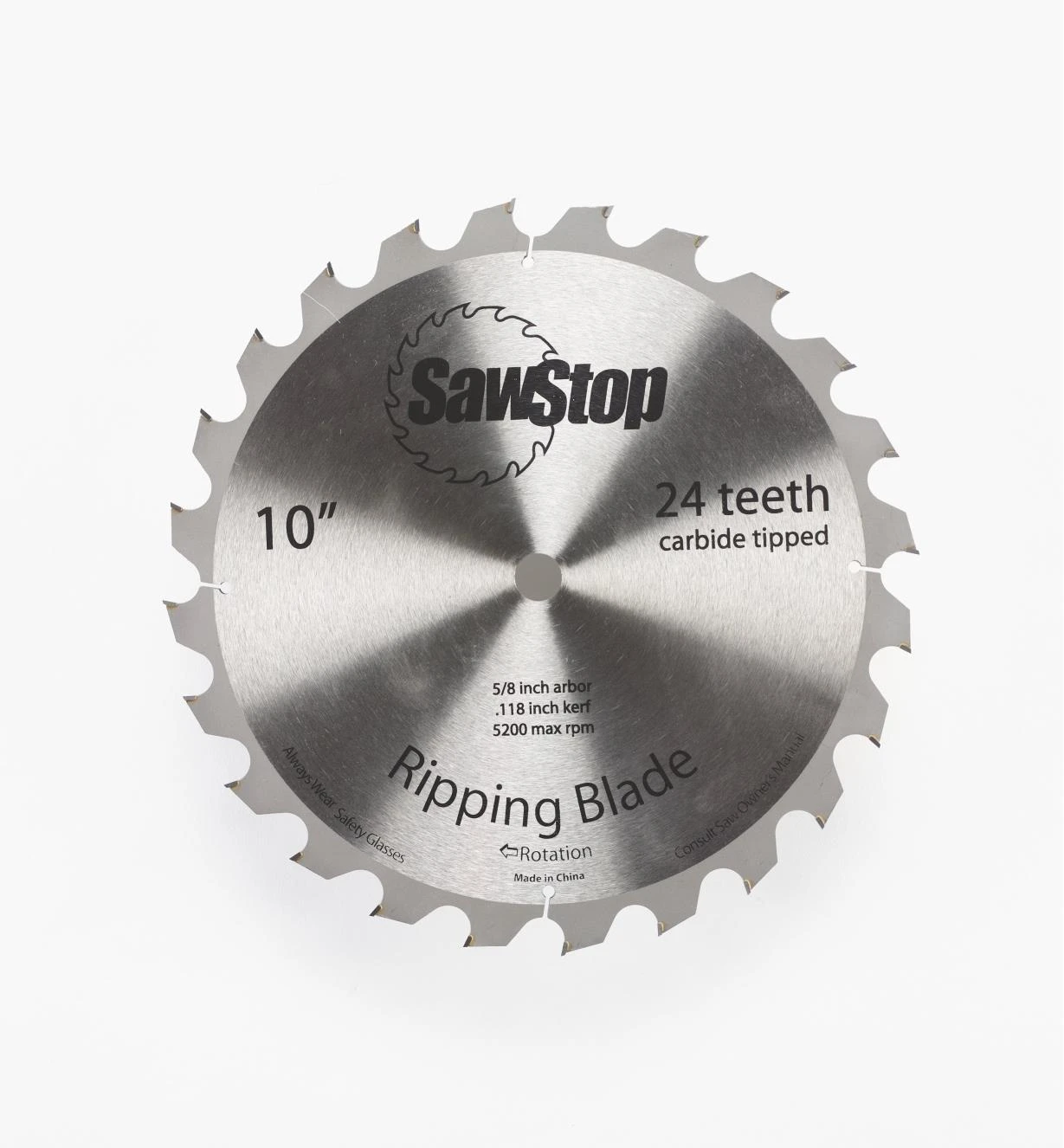 SawStop 24-Tooth Table Saw Blade 1 SawStop 24-Tooth Table Saw Blade