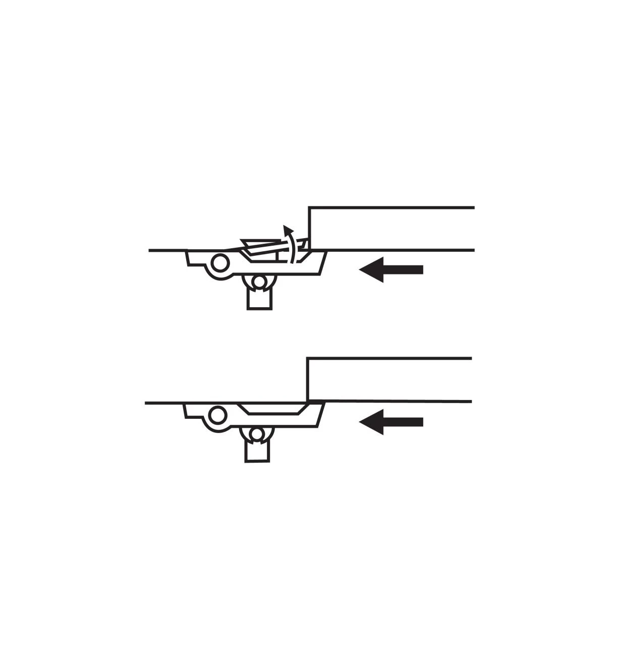 Mortised Bench Stop 1 Mortised Bench Stop