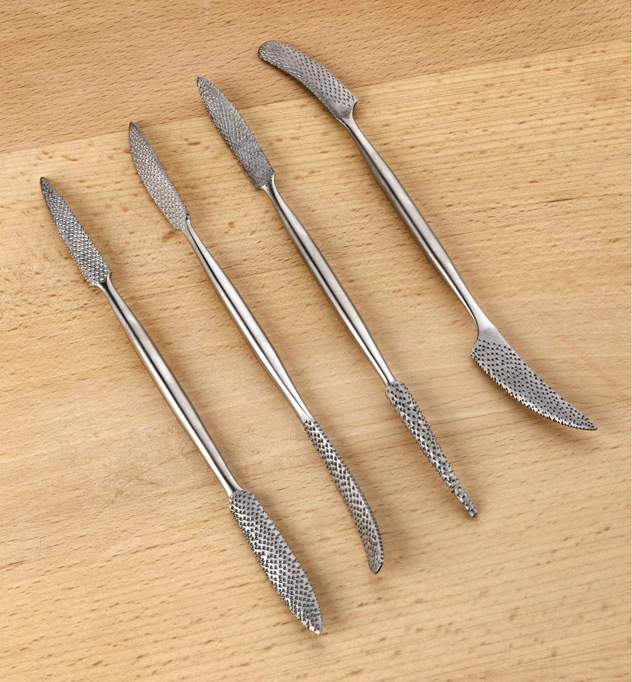 Stainless-Steel Hand-Stitched Riffler Set 1 Stainless-Steel Hand-Stitched Riffler Set