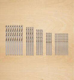 Set Of 30 Small HSS Drill Bits 7 Set Of 30 Small HSS Drill Bits -Lee Valley 99W7666 set of 30 small hss drill bits d 0963