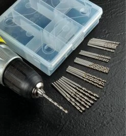 Set Of 30 Small HSS Drill Bits 9 Set Of 30 Small HSS Drill Bits -Lee Valley 99W7666 set of 30 small hss drill bits u 1350