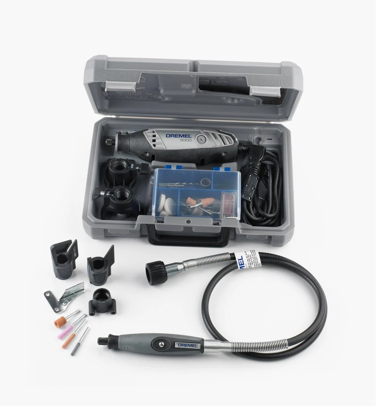 Dremel 3000-2/28Rotary Tool Kit Bonus 36" Flex Shaft & Sharpening Attachment Kit 2 Dremel 3000-2/28Rotary Tool Kit Bonus 36" Flex Shaft & Sharpening Attachment Kit - Image 2