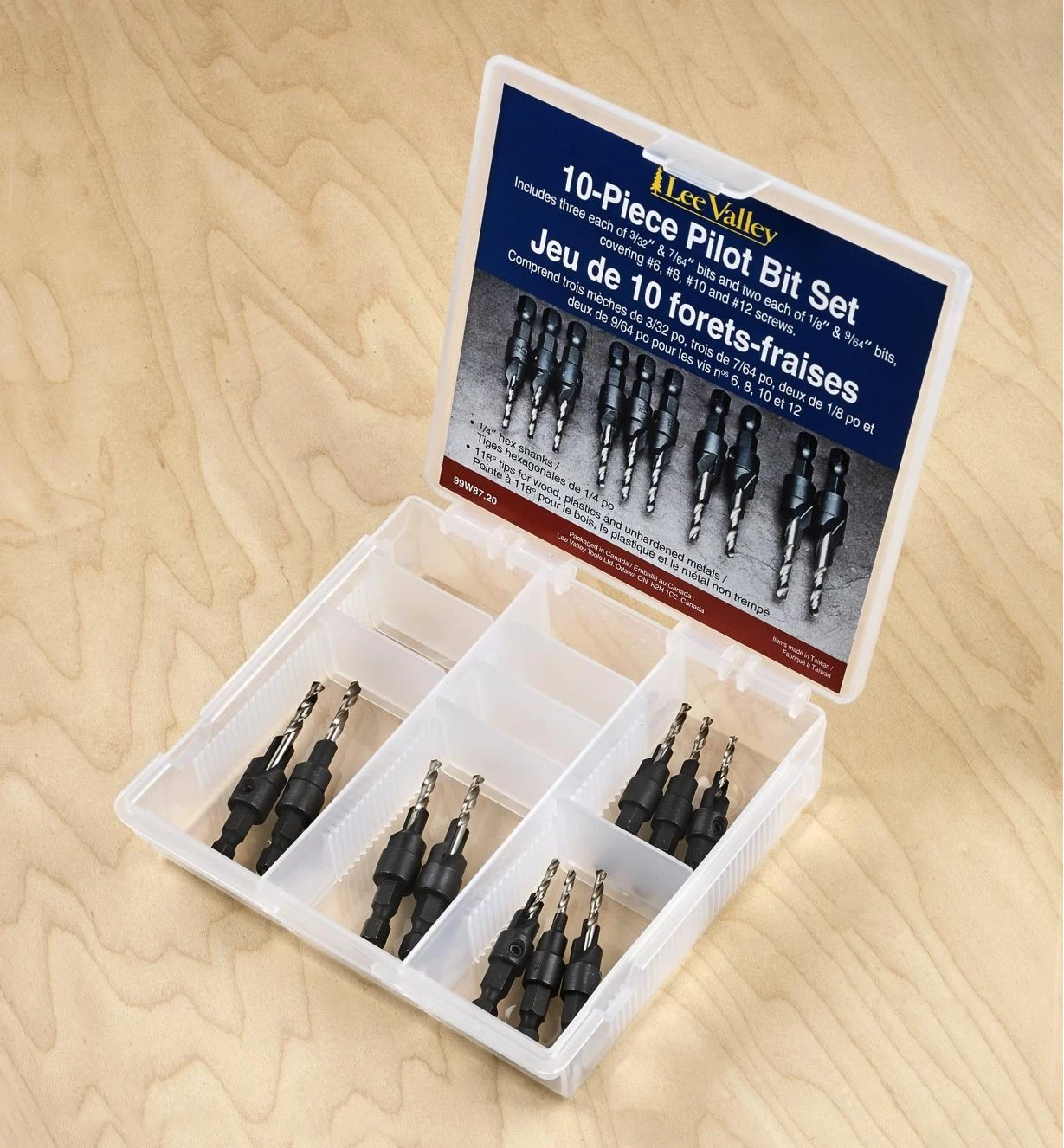 Set Of 10 Countersink/Counterbore Pilot Bits 4 Set Of 10 Countersink/Counterbore Pilot Bits - Image 4