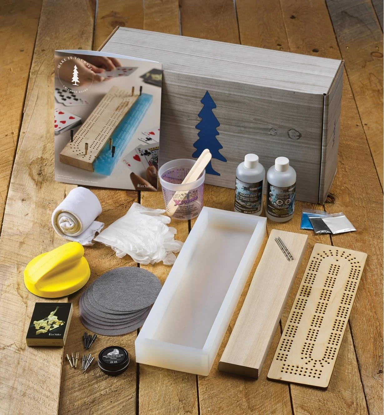 Lee Valley Make It Yourself Cribbage Board Kit 3 Lee Valley Make It Yourself Cribbage Board Kit - Image 3