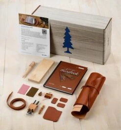 Make It Yourself Leather Journal Cover Kit 19 Make It Yourself Leather Journal Cover Kit -Lee Valley MK107 lee valley miy leather journal cover kit d 0026 e