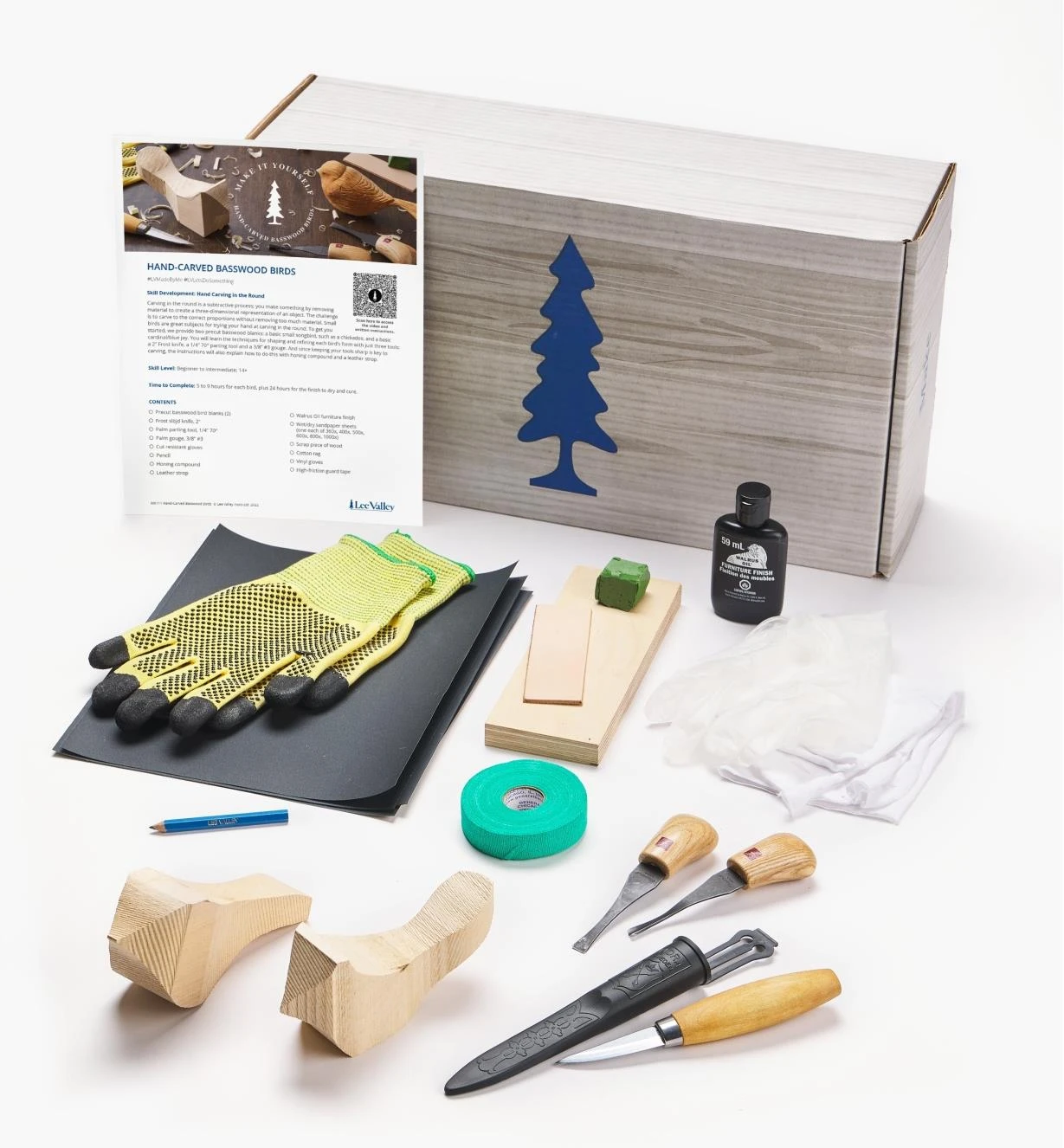 Make It Yourself Hand-Carved Basswood Birds Kit 5 Make It Yourself Hand-Carved Basswood Birds Kit - Image 5