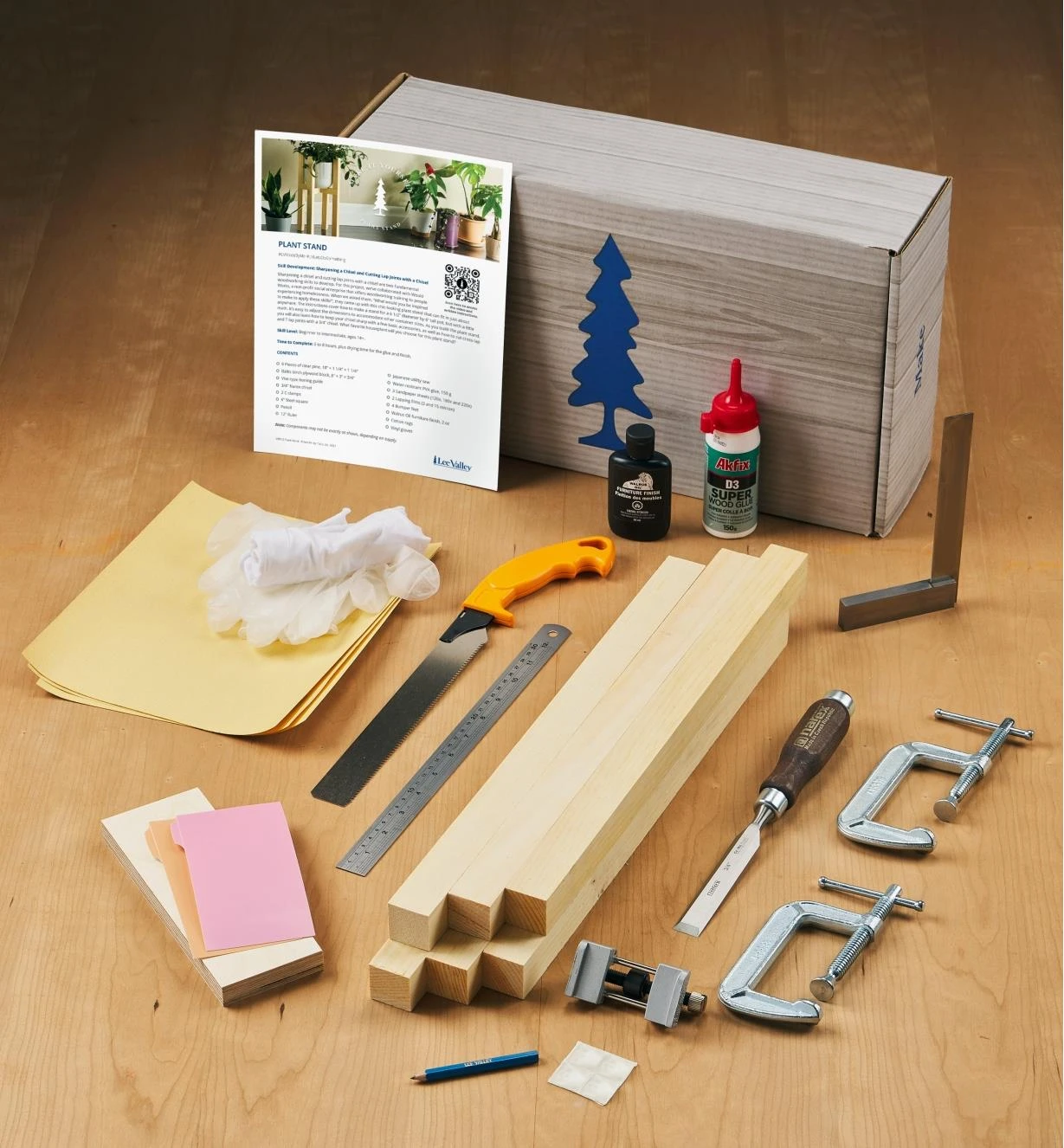 Lee Valley Make It Yourself Plant Stand Kit 2 Lee Valley Make It Yourself Plant Stand Kit - Image 2