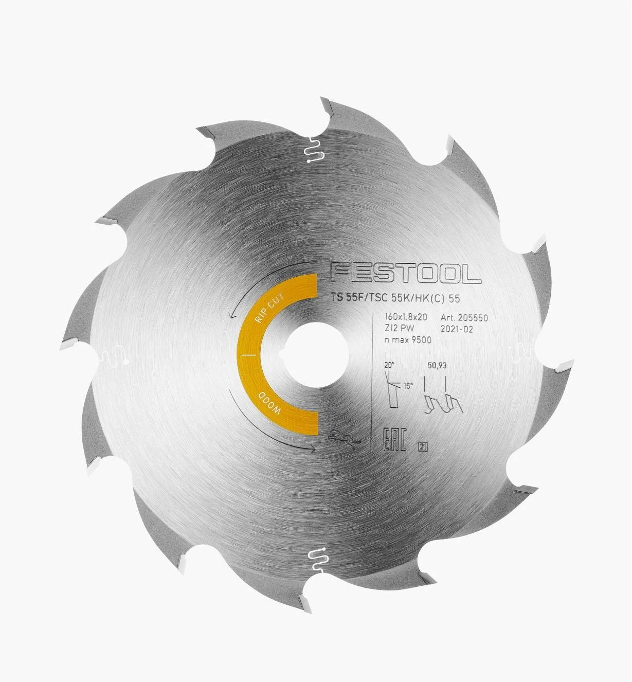 Rip-Cut Saw Blade For Festool TSC 55 K 2 Rip-Cut Saw Blade For Festool TSC 55 K - Image 2