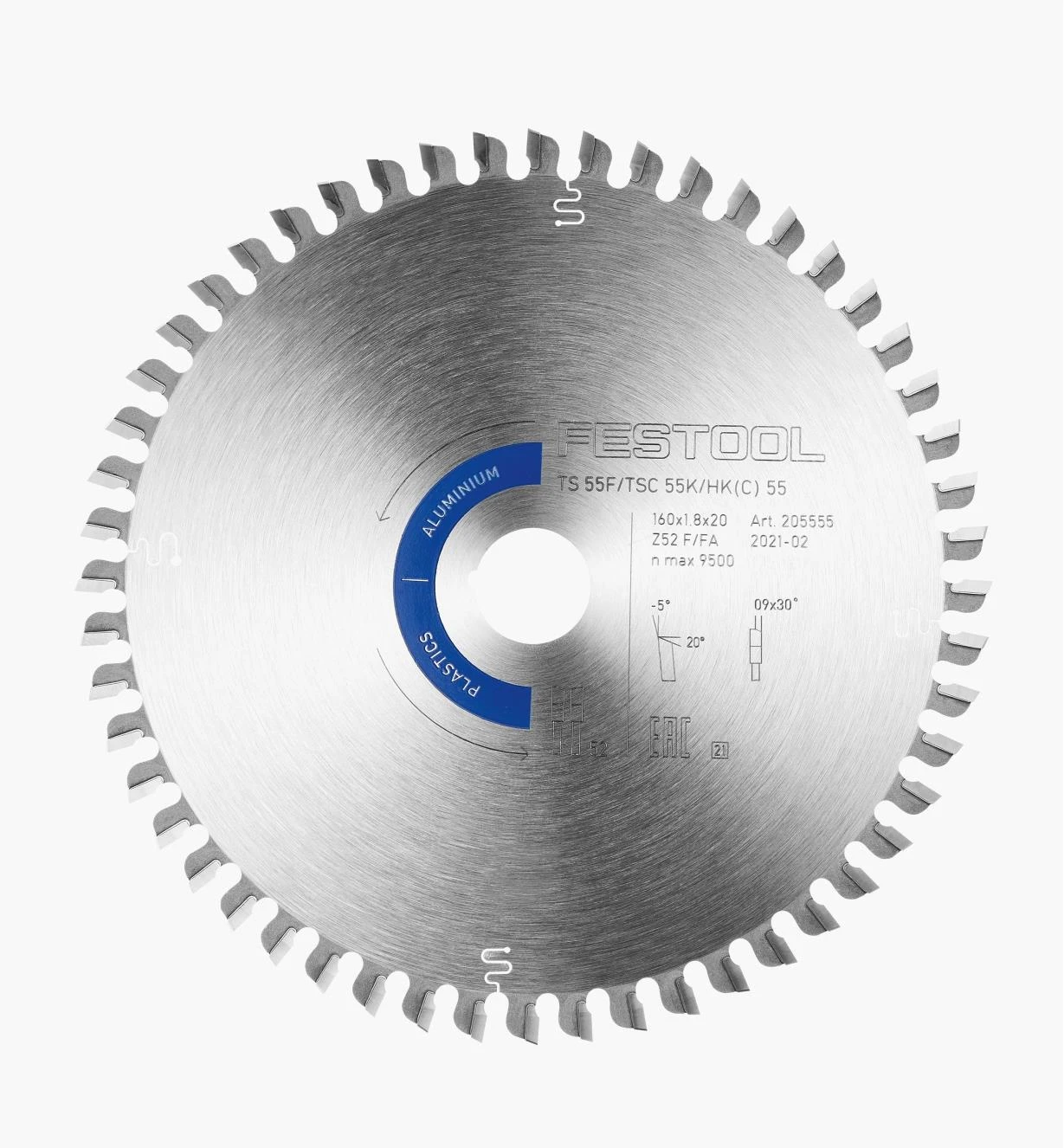 Aluminum/Plastics Saw Blade For Festool TSC 55 K 2 Aluminum/Plastics Saw Blade For Festool TSC 55 K - Image 2